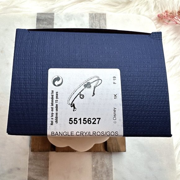 New Swarovski Minnie Gold Bangle Bracelet - Picture 5 of 5